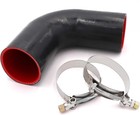 90 Degree Elbow Coupler Silicone Hose 4-ply 3-inch For Turbo intercooler intake