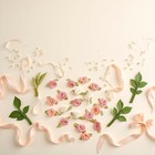 100 Pcs 15mm Multicoloured Mini Rose Flowers Satin Ribbon Bows Appliques Diy 