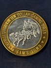  999 Fine Silver Round Gaming  10 Token Chip 1993 Sam s Town Las Vegas Nevada