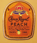 Crown Royal Peach Embroidered Patch  
