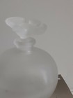 Vintage Glass Opp Gallery Frosted Glass Perfume Bottle In Box