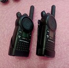 2 Motorola Cls1110 Uhf 2 Way Radio Walkie Talkie W  Batteries   1 Chgr   Ac adap