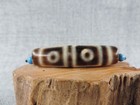 4 Eyes Tibetan Old Agate Dzi Beads Amulet  For Pendant Tibet Gzi Bead B