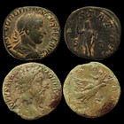 Rare Roman Empire Coin Brass Sestertius - With Display Case