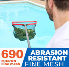 Red Fina De Piscina 19   Limpia 3 Veces M  s R  pido  Bolsa Profunda Para Residuos