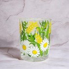 Stotter Vintage Glasses Double Old Fashioned White Daisy Acrylic 1960s -set Of 6