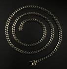 25    10k Solid Yellow Gold Miami Cuban Chain   62 5g   6mm   Box Clasp  
