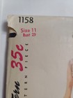 Gown Dress Wedding Party Size 11 Simplicity 1158 Sewing Pattern Cut Vtg 50s Easy