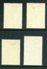 1948 Gandhi India George 6th Set Of 4v Fine Clean Fine Mint Freepost Uk