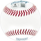 Sale  John Smoltz Signed Official Hof Logo Baseball Atlanta Braves Beckett Wit