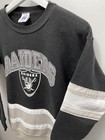 Vintage Kids Raiders Logo 7 Crewneck Sweater Size Large 1990 Rare Vtg Euc 90s 
