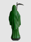 Santa Muerte 12  Grim Reaper  Verde green Holy Death Statue