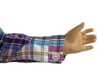 Doll Clothes Purple Plaid Long Sleeve Shirt Fits 18 Inch American Girl