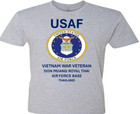 Korat Royal Thai Afb Thailand  Vietnam  shirt W emblem usaf Officially Licensed