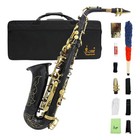 New Brass Eb Alto Saxophone Sax Gold With Case Student Beginner   Accessories---