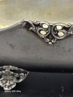 Italy 800 Silver 1930 s Art Deco Hand Hammered Footed Bowl Italian Entourage1 