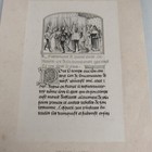 Vintage Book Page Facsimile Of Medieval Illuminated Manuscript Page