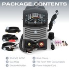 250a Tig Welder Ac dc With Pulse Spot Tig Stick 110 220v Aluminum Welding