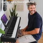 Kdfdfsa Digital Piano 88 Key Full Size Semi Weighted Electronic Keyboard Piano