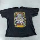 Vintage Voodoo Brew Shirt Mens Large xl Black New Orleans Skull Snakes Beer 90s