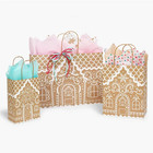 Gingerbread Cottage Design Gift Paper Bag Choose Size   Package Amount