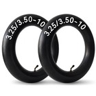 2 Pack 3 25 3 50-10 Inner Tubes 3 50x10 3 5-10 Scooter Tube With Bent Valve 
