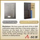 A-sub Sublimation Paper 13x19 125g 110 Sheets For Inkjet Printer Heat Transfer