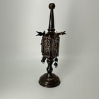 Russian Judaica Sterling Silver Spice Tower   Besamim Box
