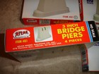 Lot Of  4  Boxes Atlas Ho Scale 3    Bridge Piers  81 Total 16 Pieces