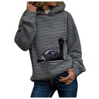 Long Sleeve Hooded Lady Fleece Shirt