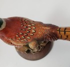 Anri Hand-carved Wood Pheasant Bird Figurine Italy