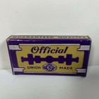 Official Vintage Razor Blade Box Shaving Double Edge Safety Razors 4 Blades Usa