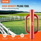 Vevor Fence Post Driver With Handles 4 11 In Inner Diameter T Post Pole Pounder