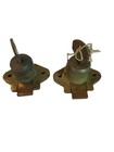 Vintage Lot Of 3 Old Cabinet Door Hardware Locks  Yale -steel  2- Corbin-brass