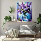 Vase Flower Diamond Art Kits For Adults 5d Full Round Drill Diamond Painting Kit