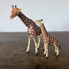 Mojo Toys Mother Giraffe And Calf Animal Figurines Lot Of 2