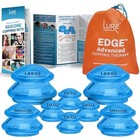 Edge Silicone Cupping Set  Cupping Kit For Massage Set Of 8 Assorted Blue