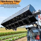 Heavy Duty 70  Rotary Tiller Skid Steer Attachment For Bobcat Us Stock