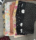 Lot Of 7 Girls Leggings Size 6x 7     Floral  Polka Dot  Hearts     Cute Prints