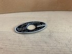 Slingerland 70s Vtg Black Silver Niles Oval Badge Snare Tom Bass Drum Ser 122946