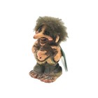 Fosse Troll Norway Fantasy Mythical Small Carved 4  Figurine Vintage Doll