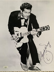 Chuck Berry Hand Signed 11x14 Photo      Rare Young Pose With Guitar        Jsa