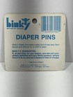 Vintage Duck Diaper Pins Stainless Package Of 4 Yellow Binky 1988