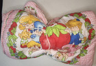 Vintage 80s Retro Strawberry Shortcake Sleeping Bag Polyester 34x 62  folded 