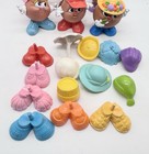 Mr Potato Head Spud Kids Figure Lot 6 Vintage   Extra Accessories Playskool 1986