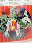 Karen s Christmas Artcraft Kit 6  Felt Jeweled Donkey Ornament 3434 New Vintage