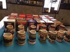 Budweiser Holiday Christmas Steins 1980-2025 Full Set New In Box  46 Steins 2018