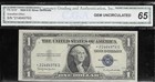 1935h  1   Star          Silver Certificate  Cga Gem Uncirculated 65 Banknote