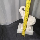 Italion Elephant Figurine Statue Marble Stand Italy 6 5x3 5x2 5   