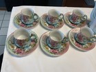 Rs Prussia 16 Piece Tea Coffee Set Teapot Creamer Sugar Bowl 6 Cups Saucers Vtg